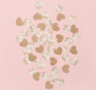 Lace Heart Confetti