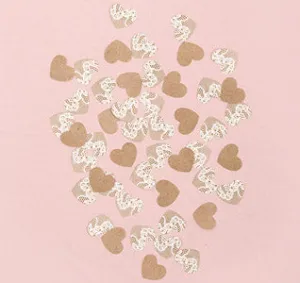 Lace Heart Confetti