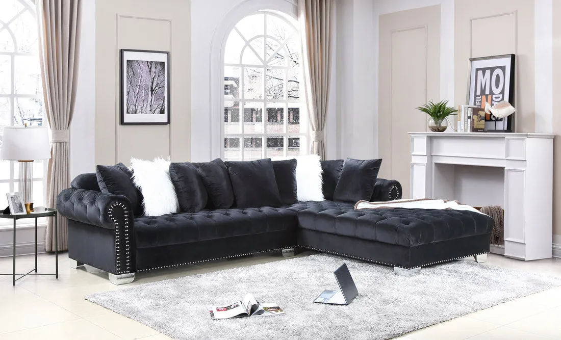 London -  Velvet (Oversize) Sectional