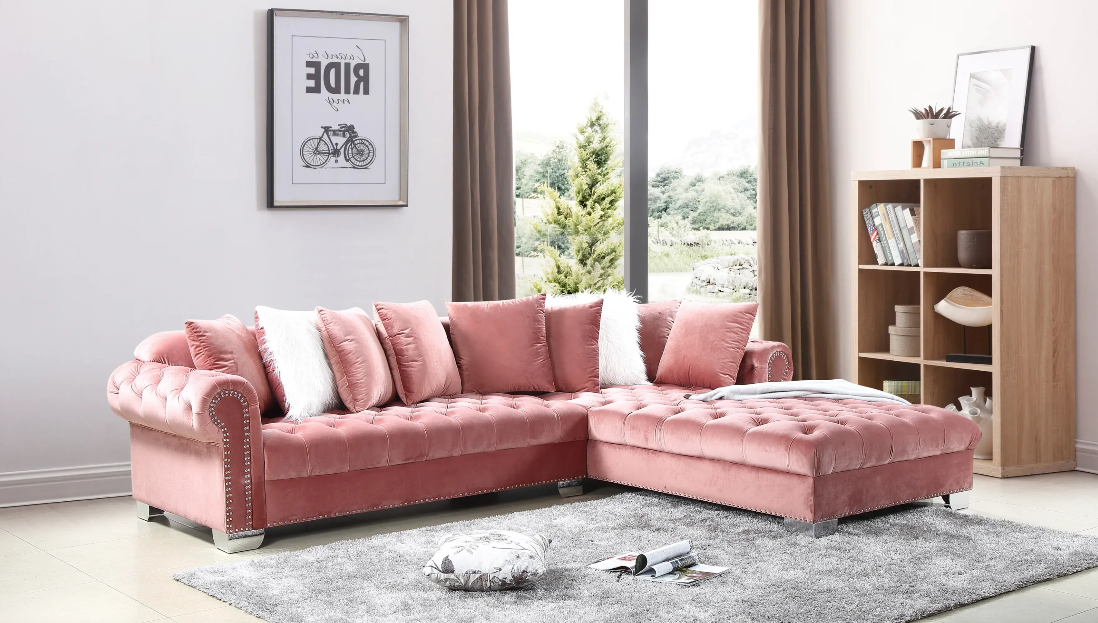 London -  Velvet (Oversize) Sectional