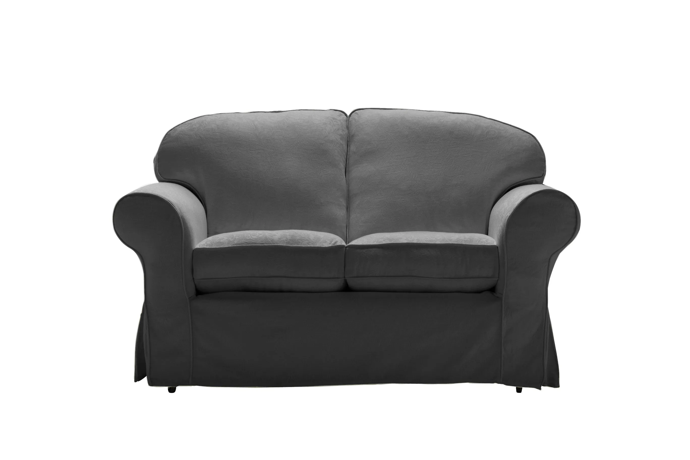 Madrid | 2 Seater Extra Loose Cover | Capri Dark Grey