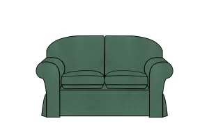 Madrid | 2 Seater Extra Loose Cover | Kingston Green