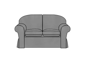 Madrid | 2 Seater Extra Loose Cover | Kingston Light Grey