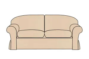 Madrid | 3 Seater Extra Loose Cover | Capri Natural