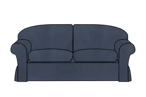 Madrid | 3 Seater Extra Loose Cover | Kingston Dark Blue