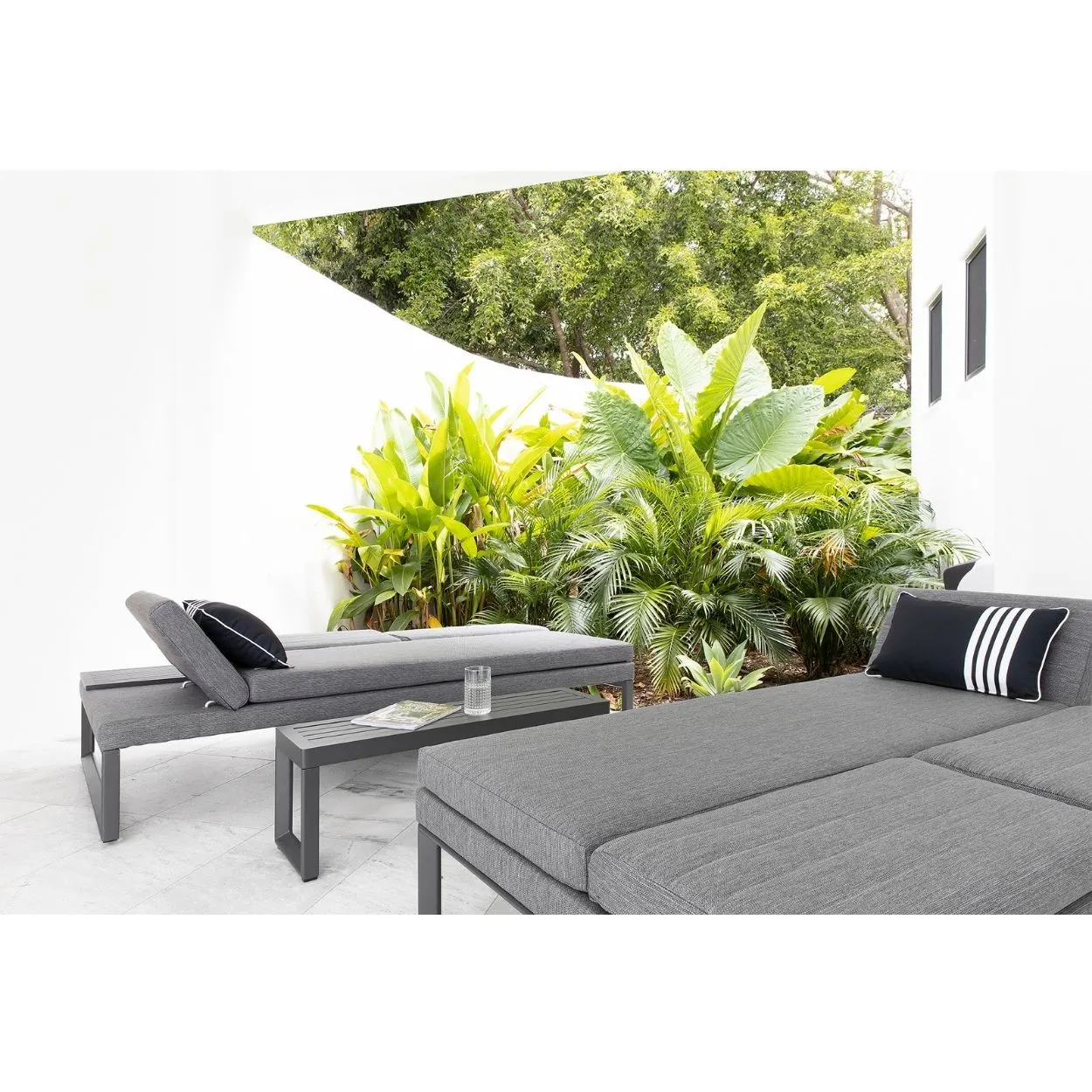 Magic Box Lounge - Charcoal Frame (2 x Sofas)