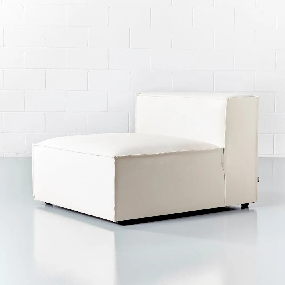 MASON - Cream Fabric Armless Chair Module