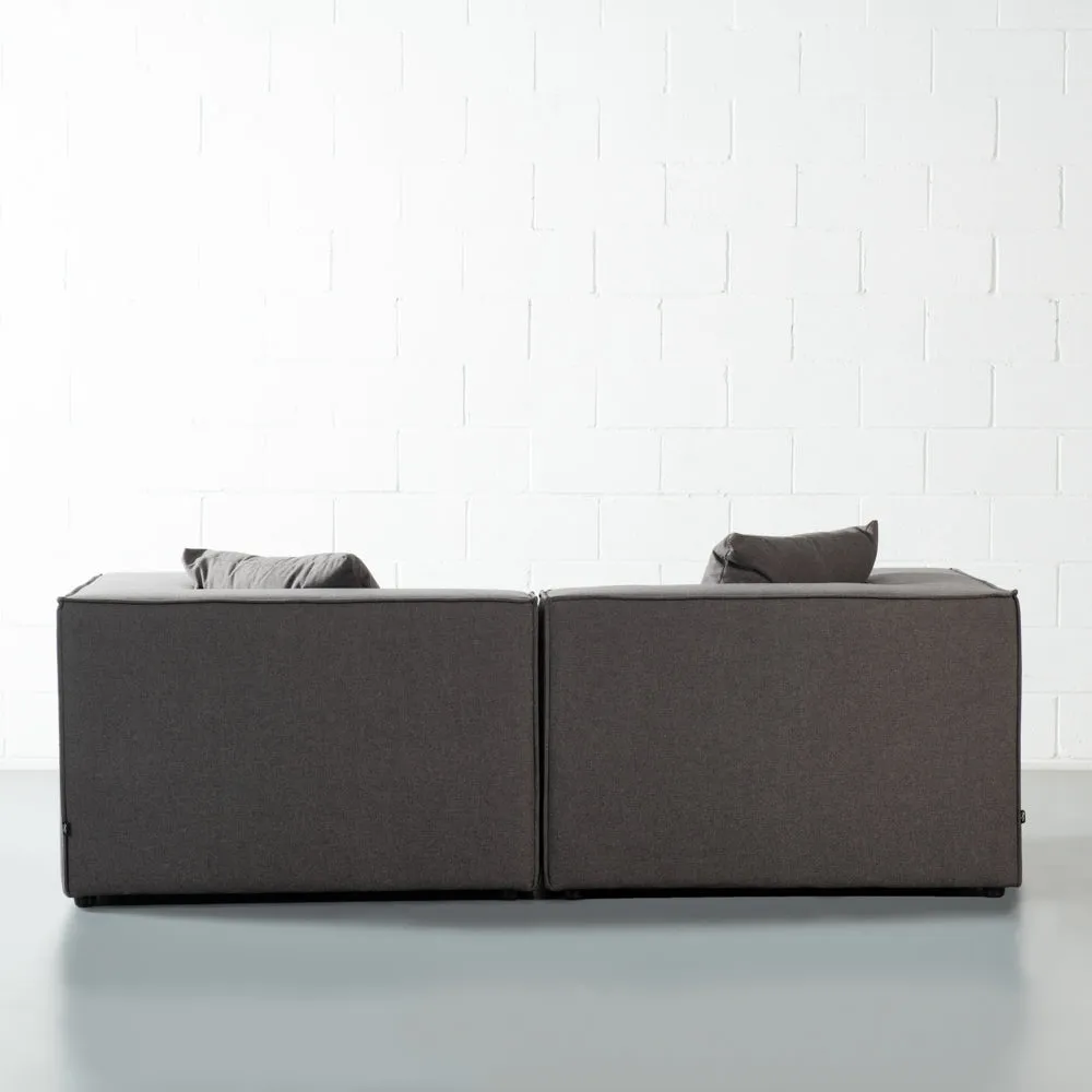 MASON - Dark Grey Modular Set (2 piece)