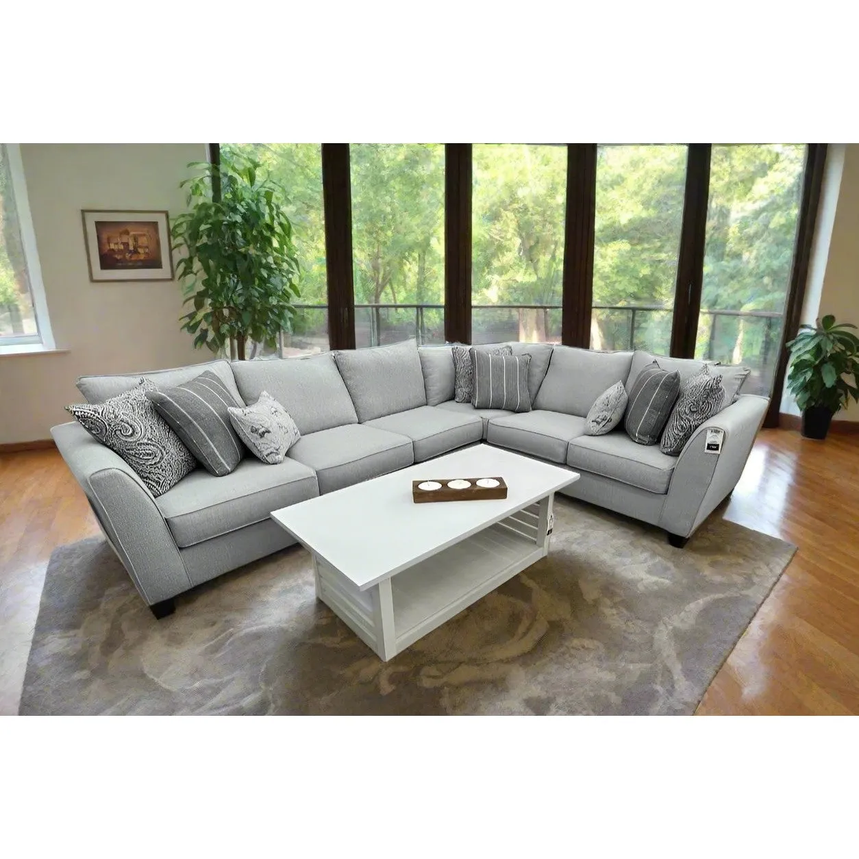 Modern Slice 2-Pc Sectional