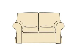 Newport | 2 Seater Extra Loose Cover | Miami Ivory