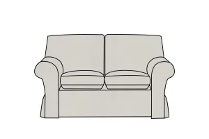 Newport | 2 Seater Extra Loose Cover | Miami Silver