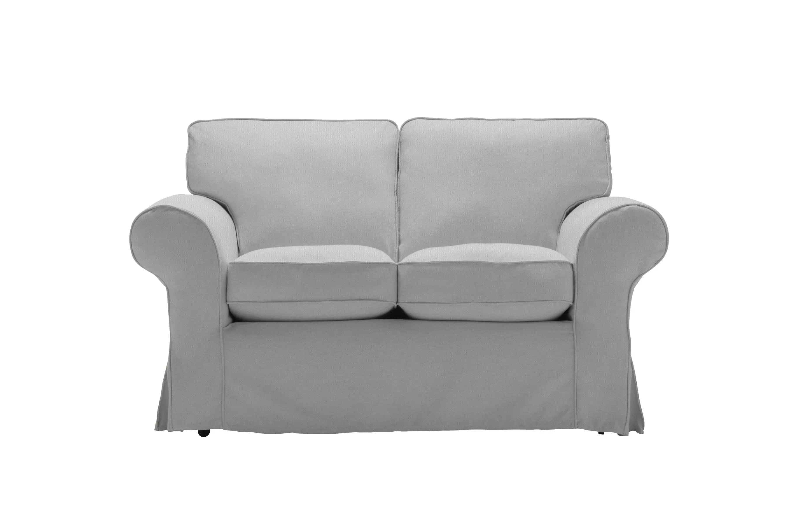 Newport | 2 Seater Extra Loose Cover | Miami Silver