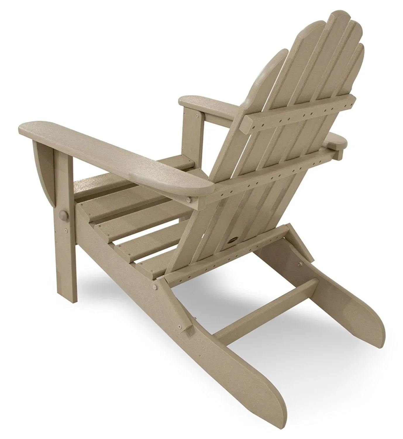 POLYWOOD AD5030SA Classic Folding Adirondack, Sand