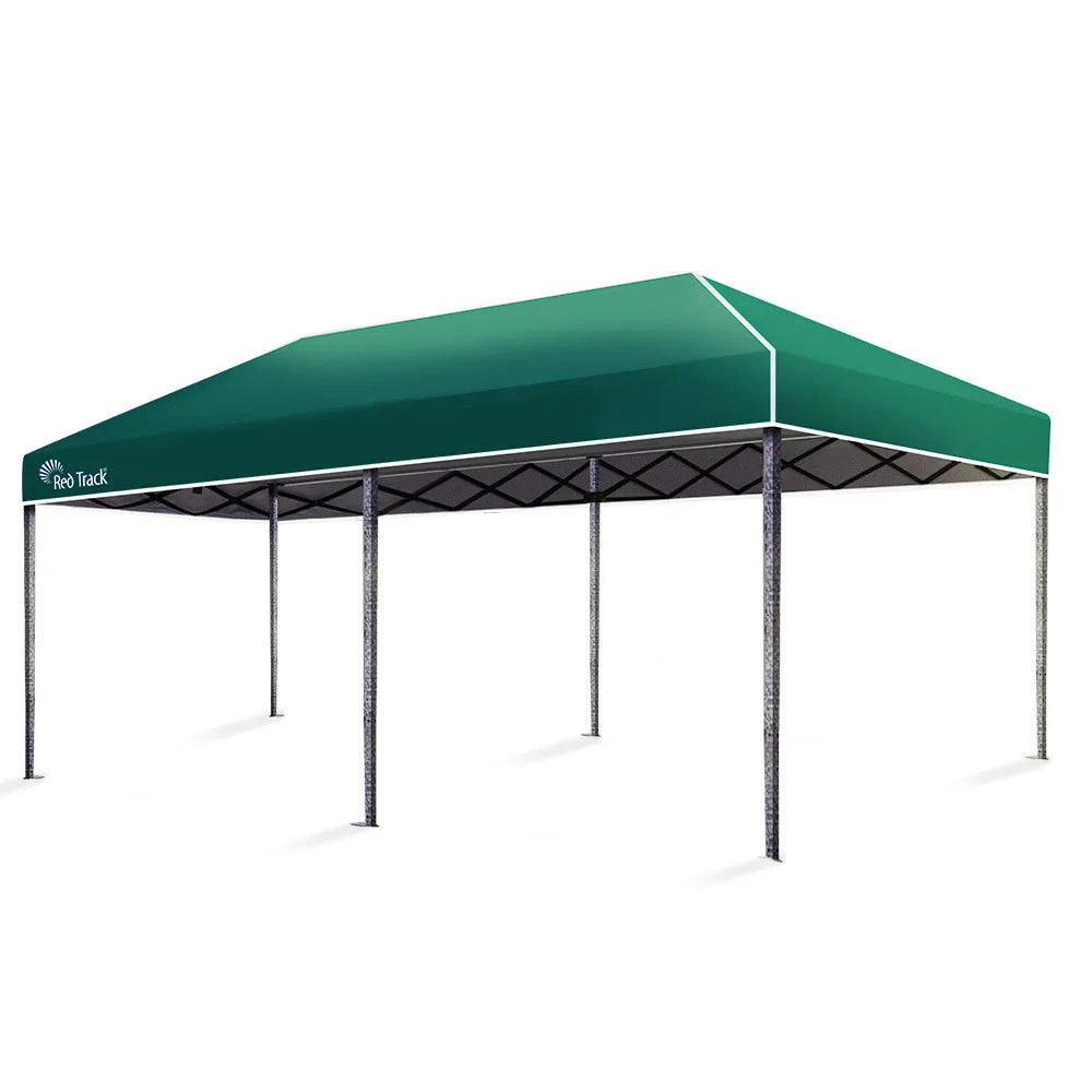 Premium 3x6m Folding Gazebo with Strong Steel Frame - Red Track