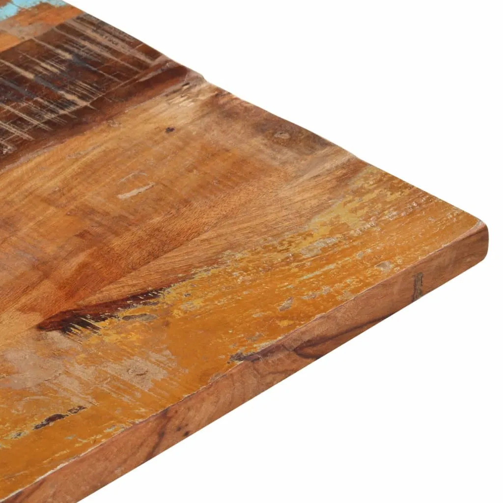 Rectangular Table Top 60x100 cm 25-27 mm Solid Reclaimed Wood