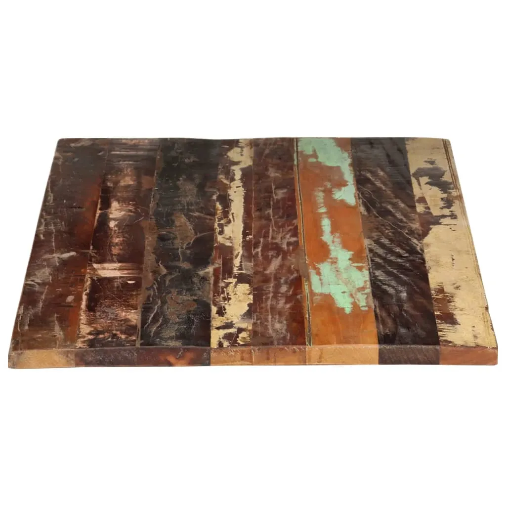 Rectangular Table Top 60x120 cm 25-27 mm Solid Reclaimed Wood