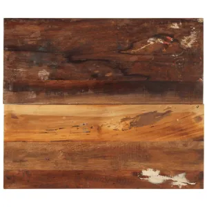 Solid Reclaimed Wood Rectangular Table Top, 60x70 cm, 15-16 mm Thick