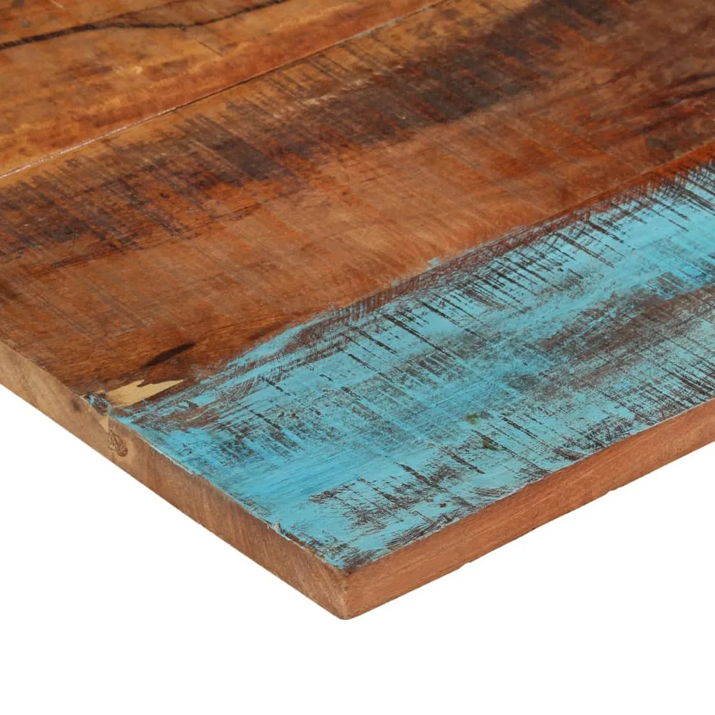 Rectangular Table Top 70x90 cm 25-27 mm Solid Reclaimed Wood