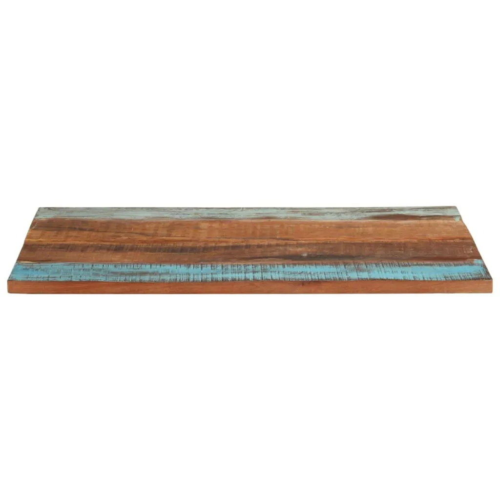 Rectangular Table Top 70x90 cm 25-27 mm Solid Reclaimed Wood