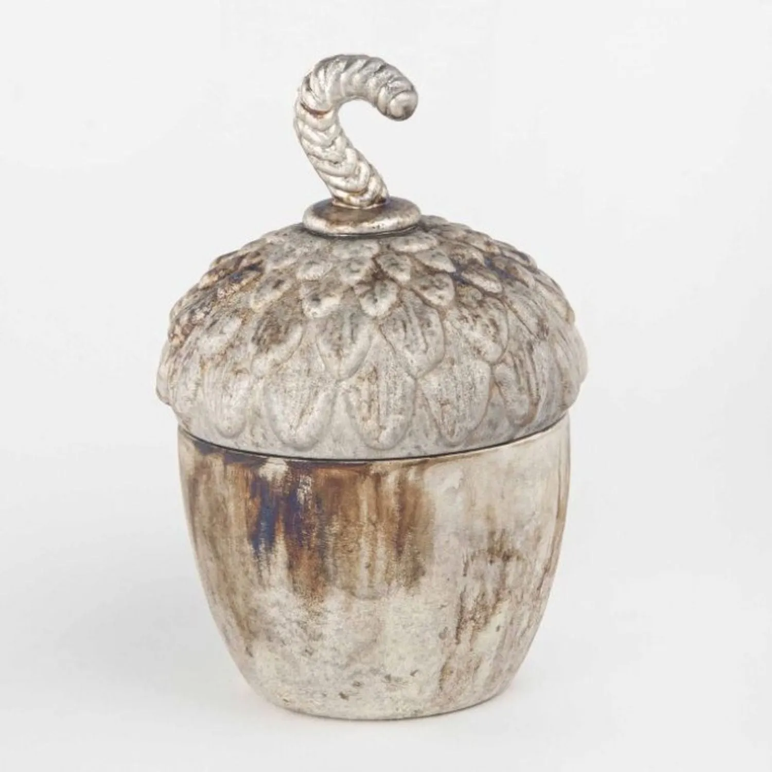 Regency International Burnt Champagne Acorn Pot With Lid