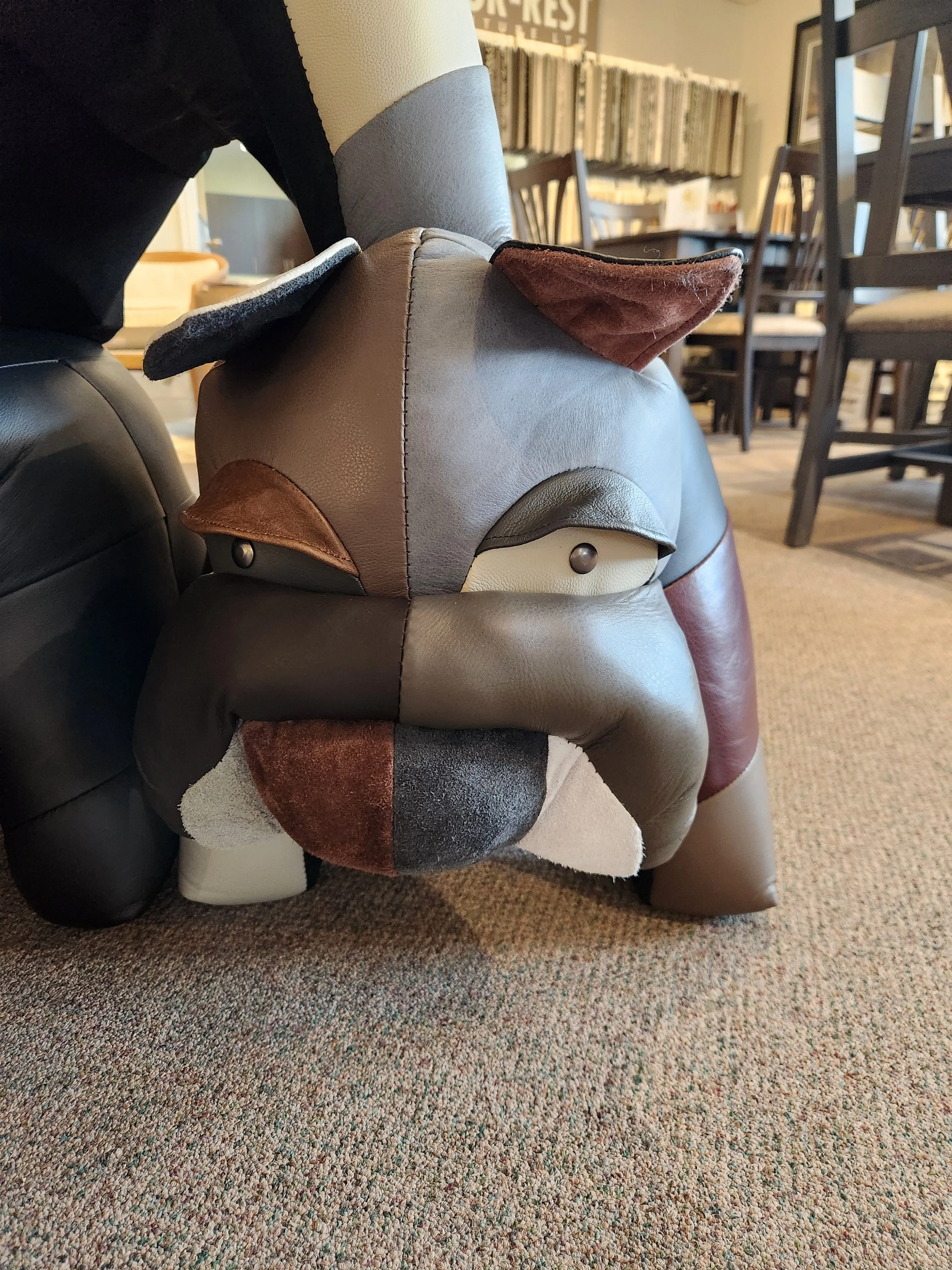 Reiner's Leather Animal Ottomans