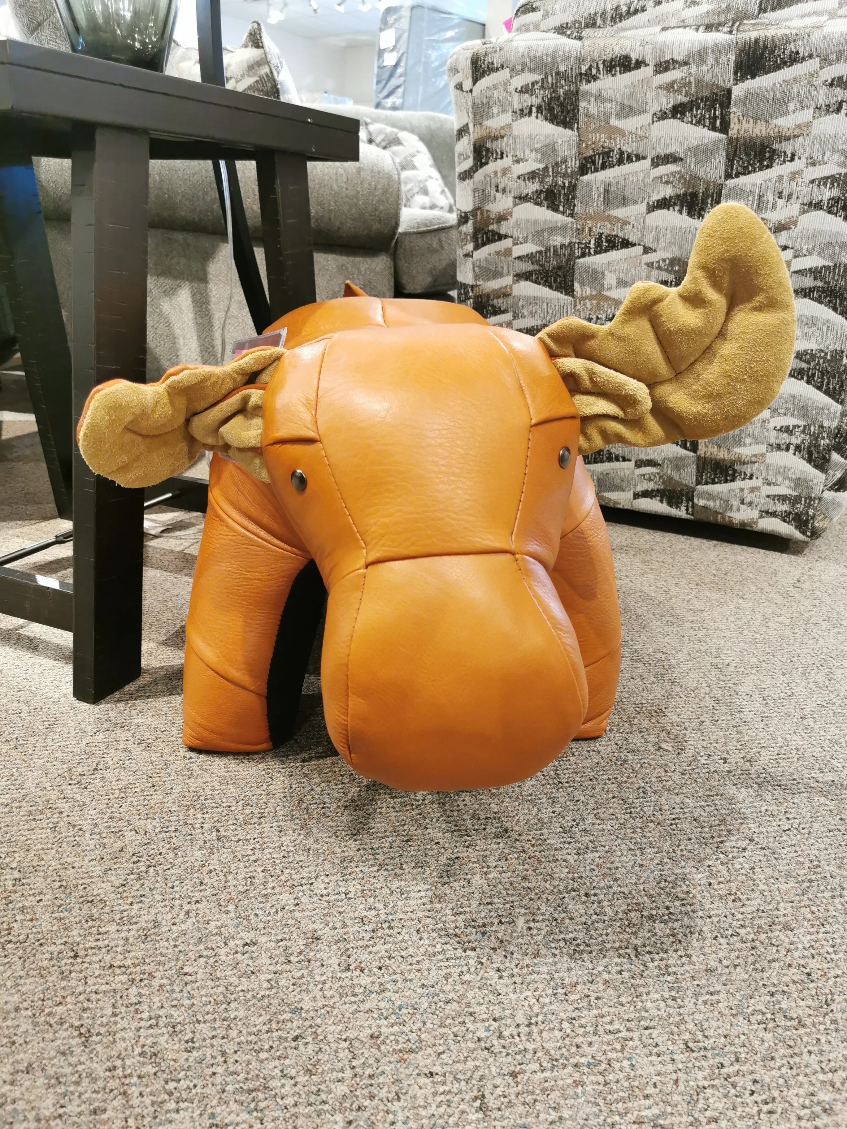 Reiner's Leather Animal Ottomans