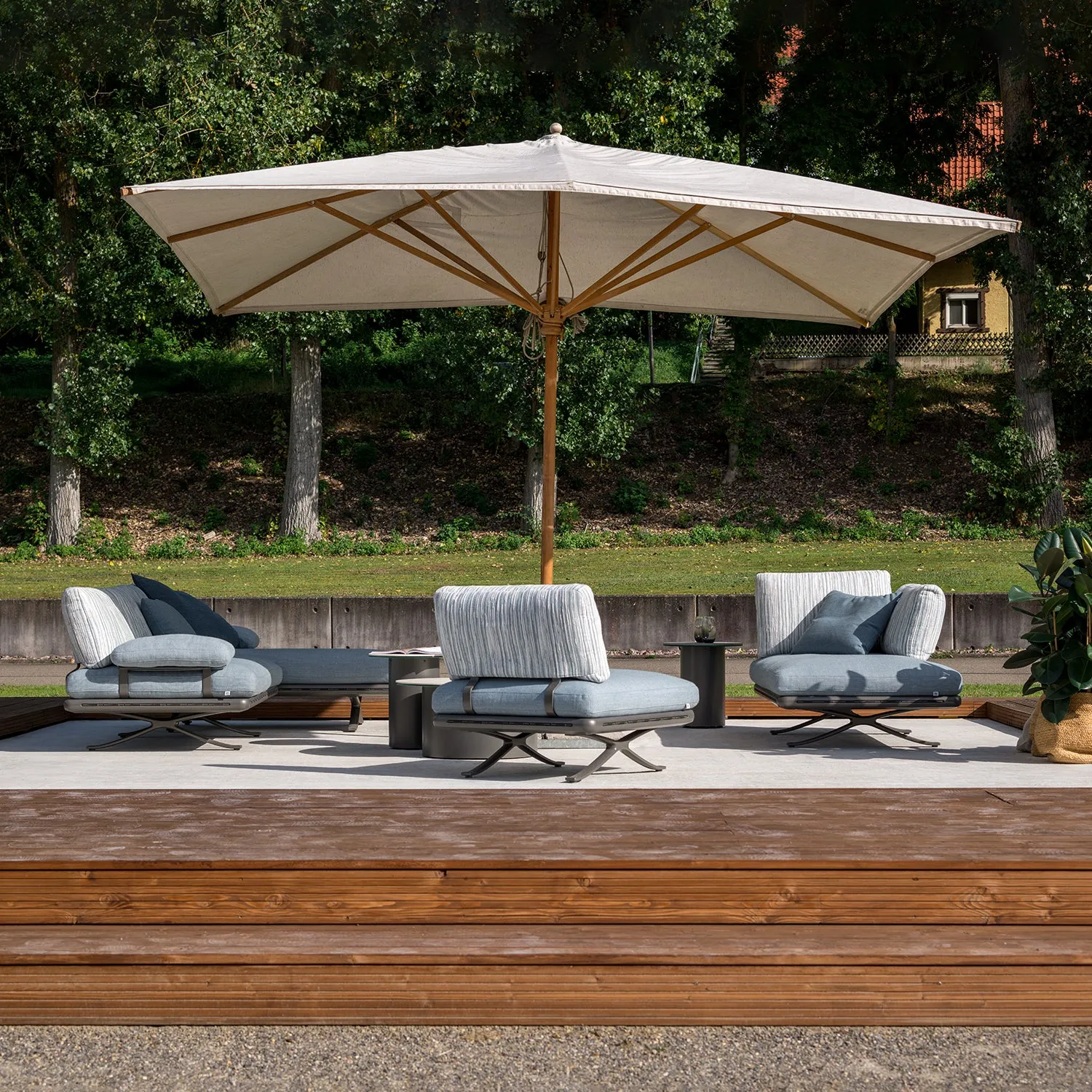 rolf benz | yoko 219 outdoor sofa | anthracite