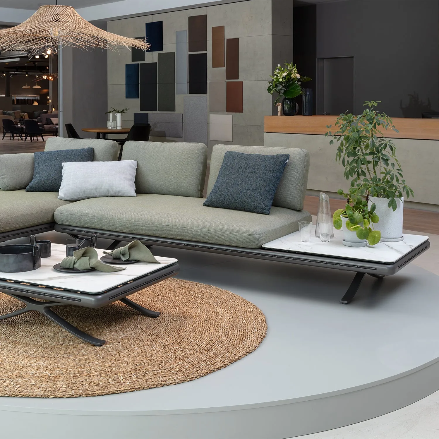 rolf benz | yoko 219 outdoor sofa | anthracite