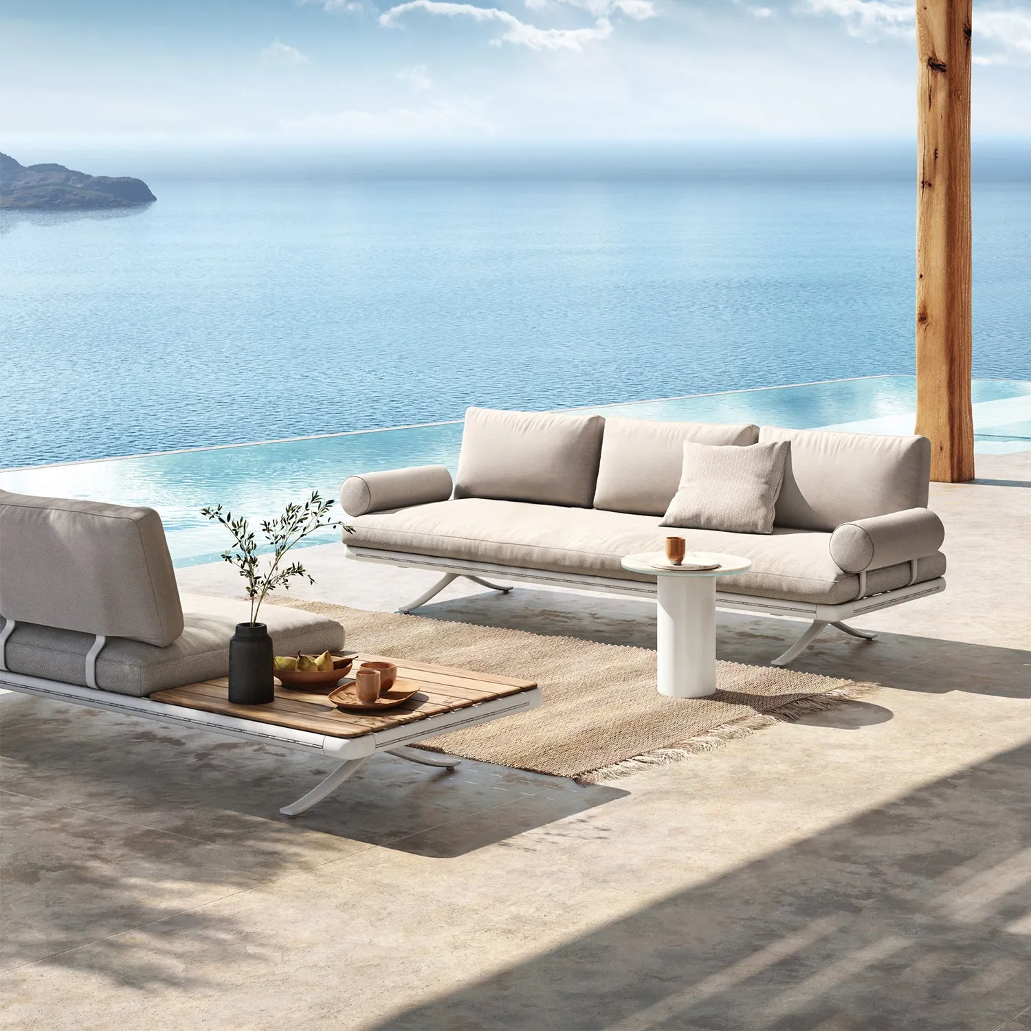 rolf benz | yoko 219 outdoor sofa | anthracite