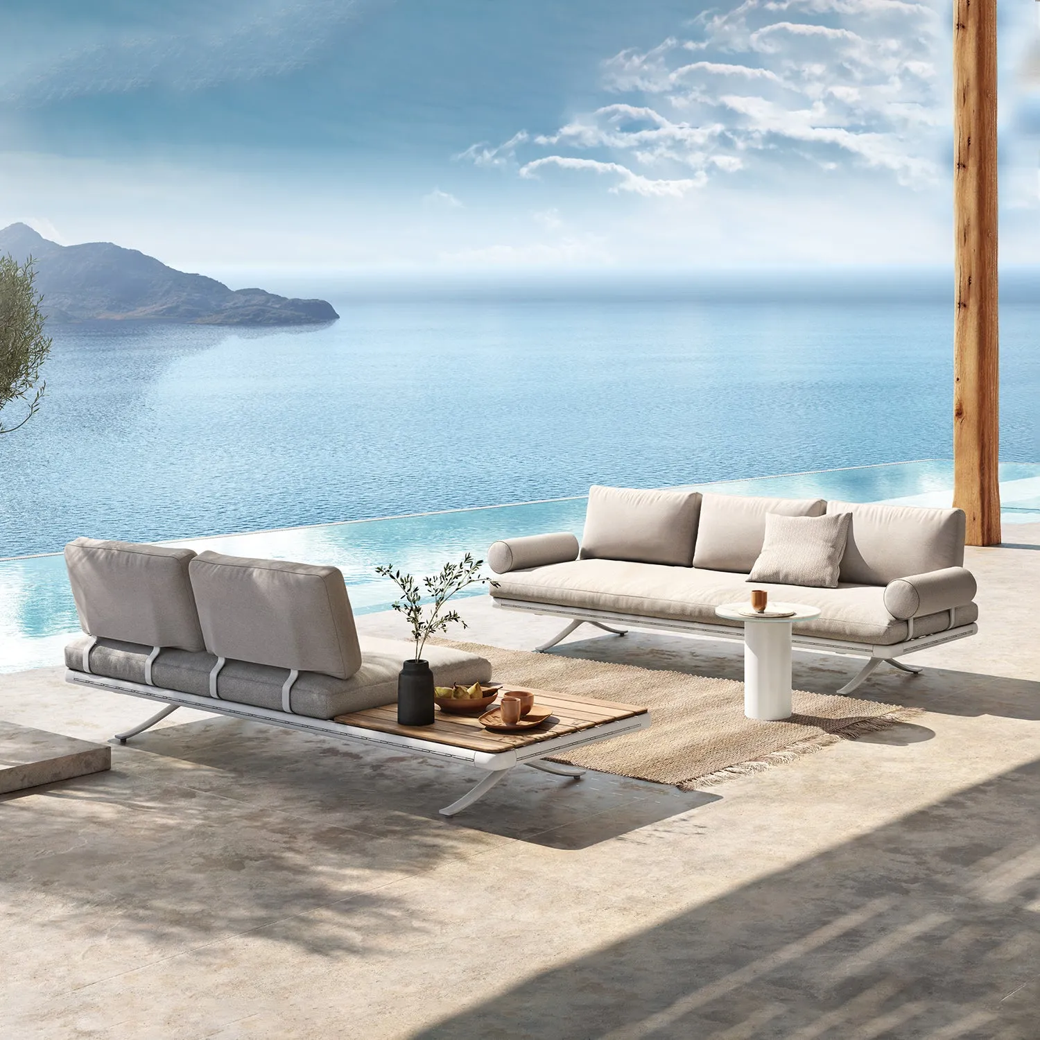 rolf benz | yoko 219 outdoor sofa | anthracite