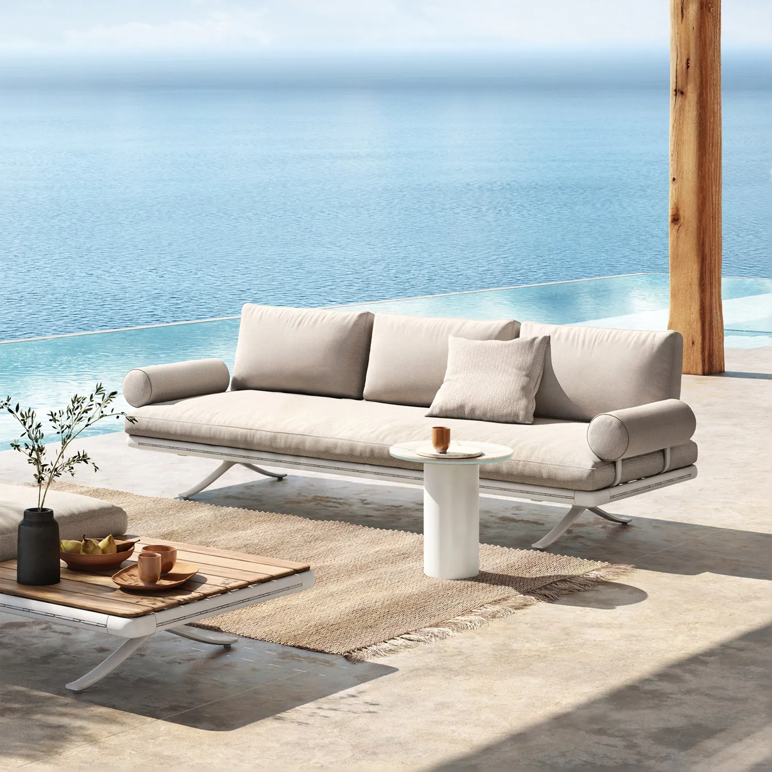 rolf benz | yoko 219 outdoor sofa | anthracite