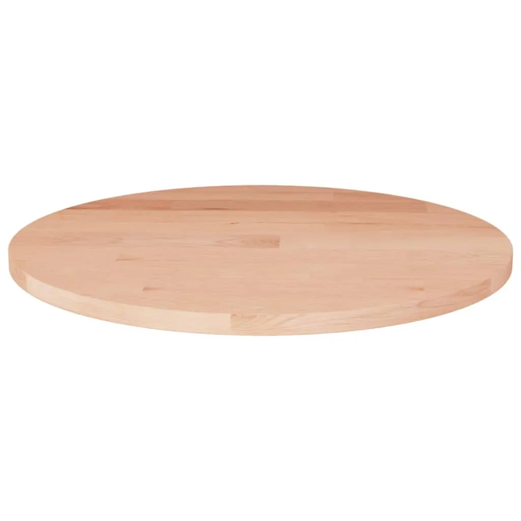 Round Table Top ??40x1.5 cm Solid Wood Oak