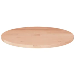 Round Table Top ??40x1.5 cm Solid Wood Oak