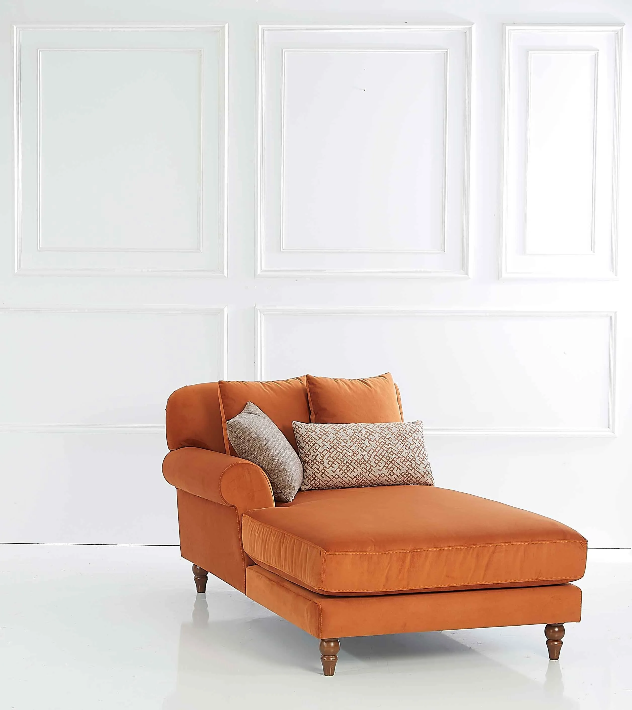 Rubeza Paula Chaise/2 Seater - Burnt Orange