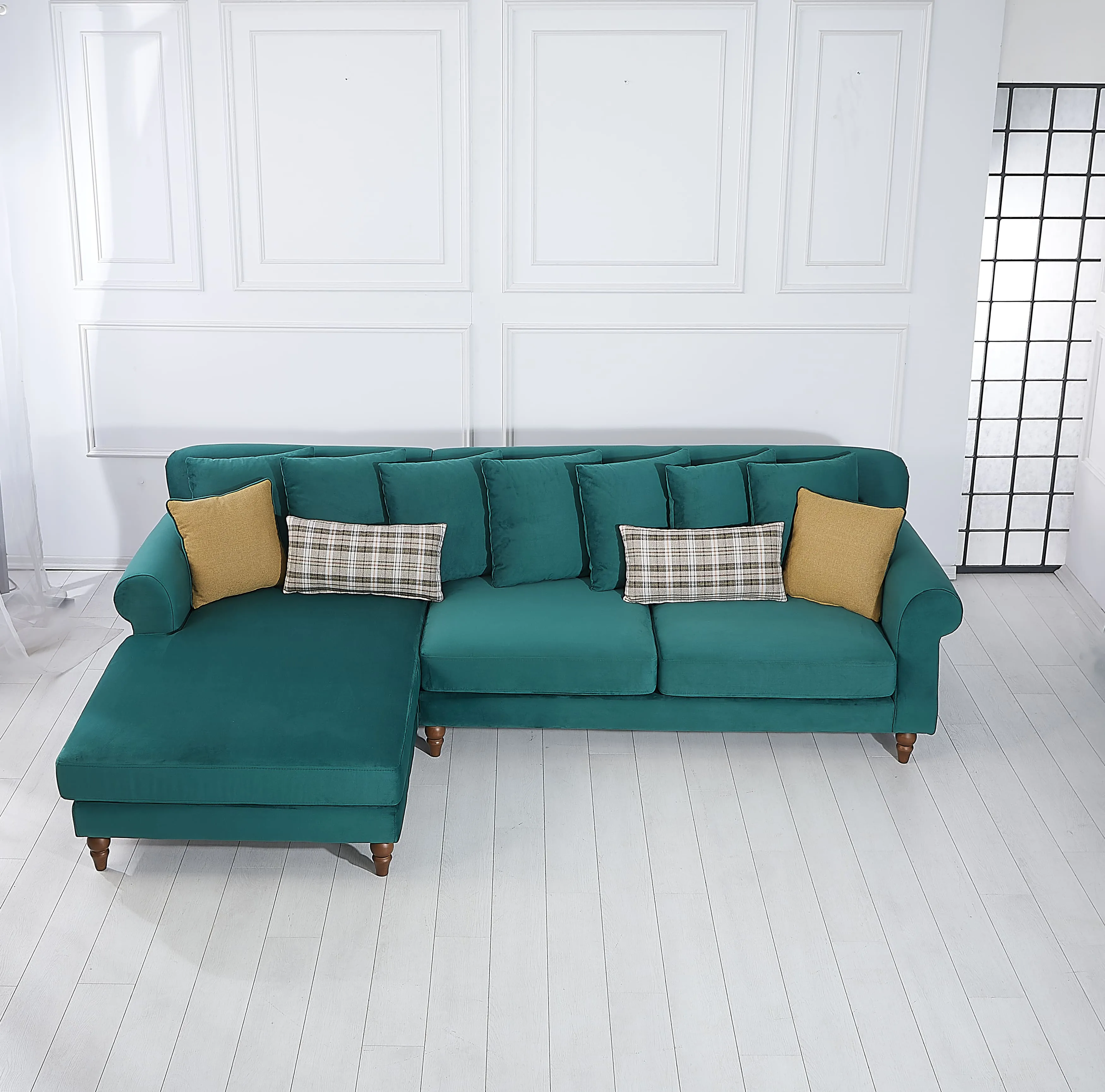 Rubeza Paula Chaise/2 Seater - Super Emerald Green