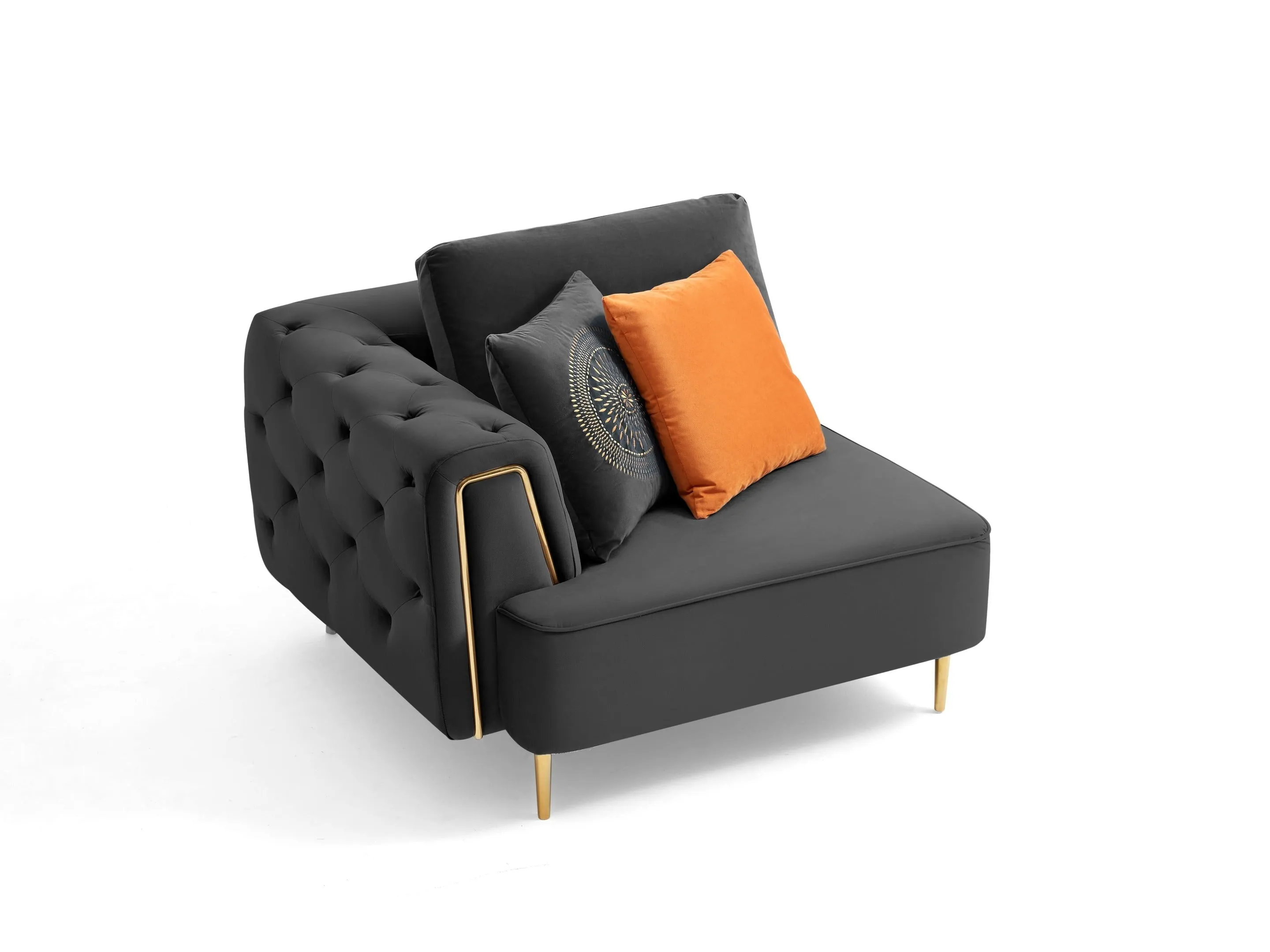 Rubeza Sofia 1 Seater/Corner/2 Seater - Black