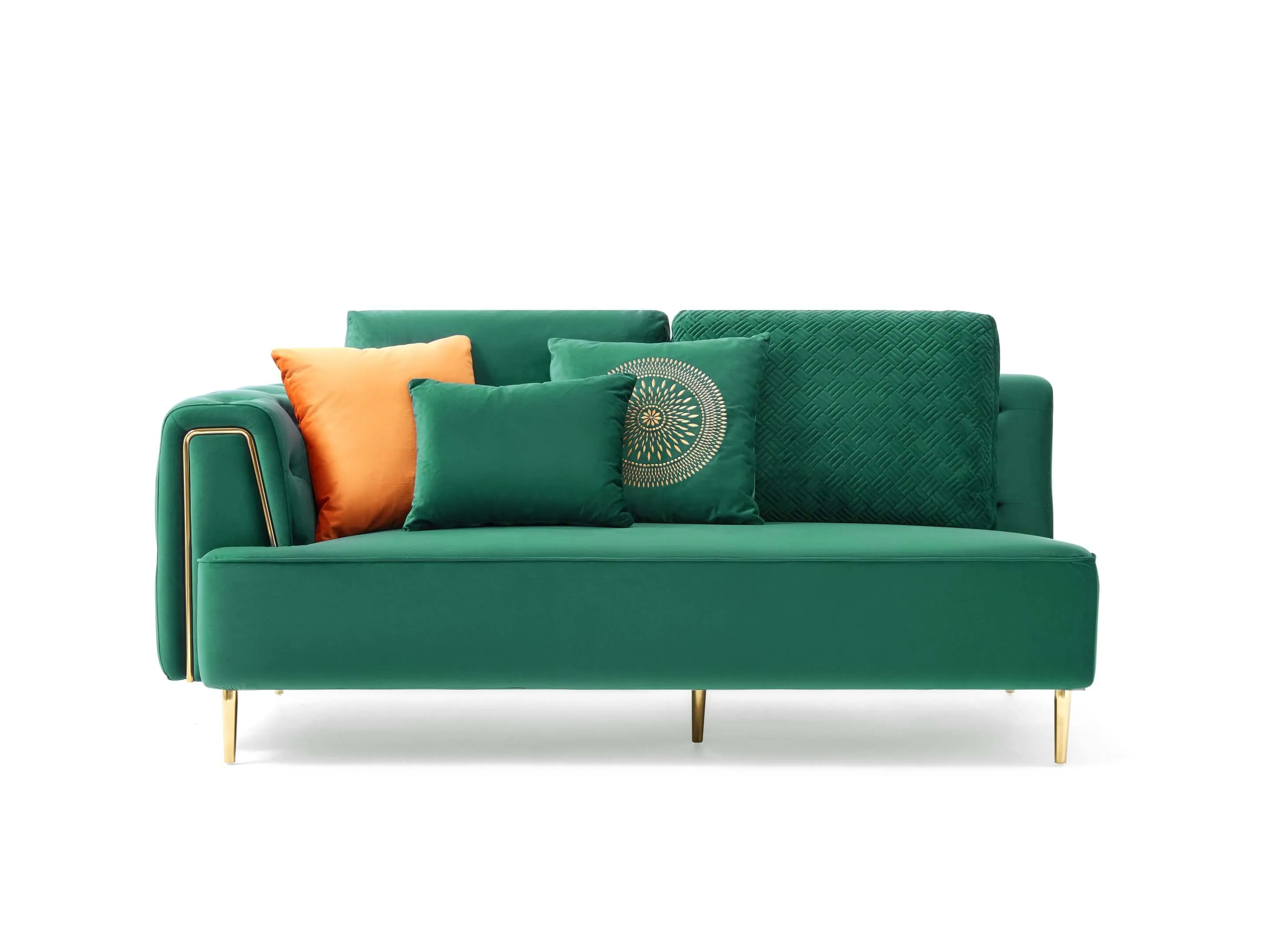 Rubeza Sofia 2 Seater/Corner/1 Seater - Emerald Green