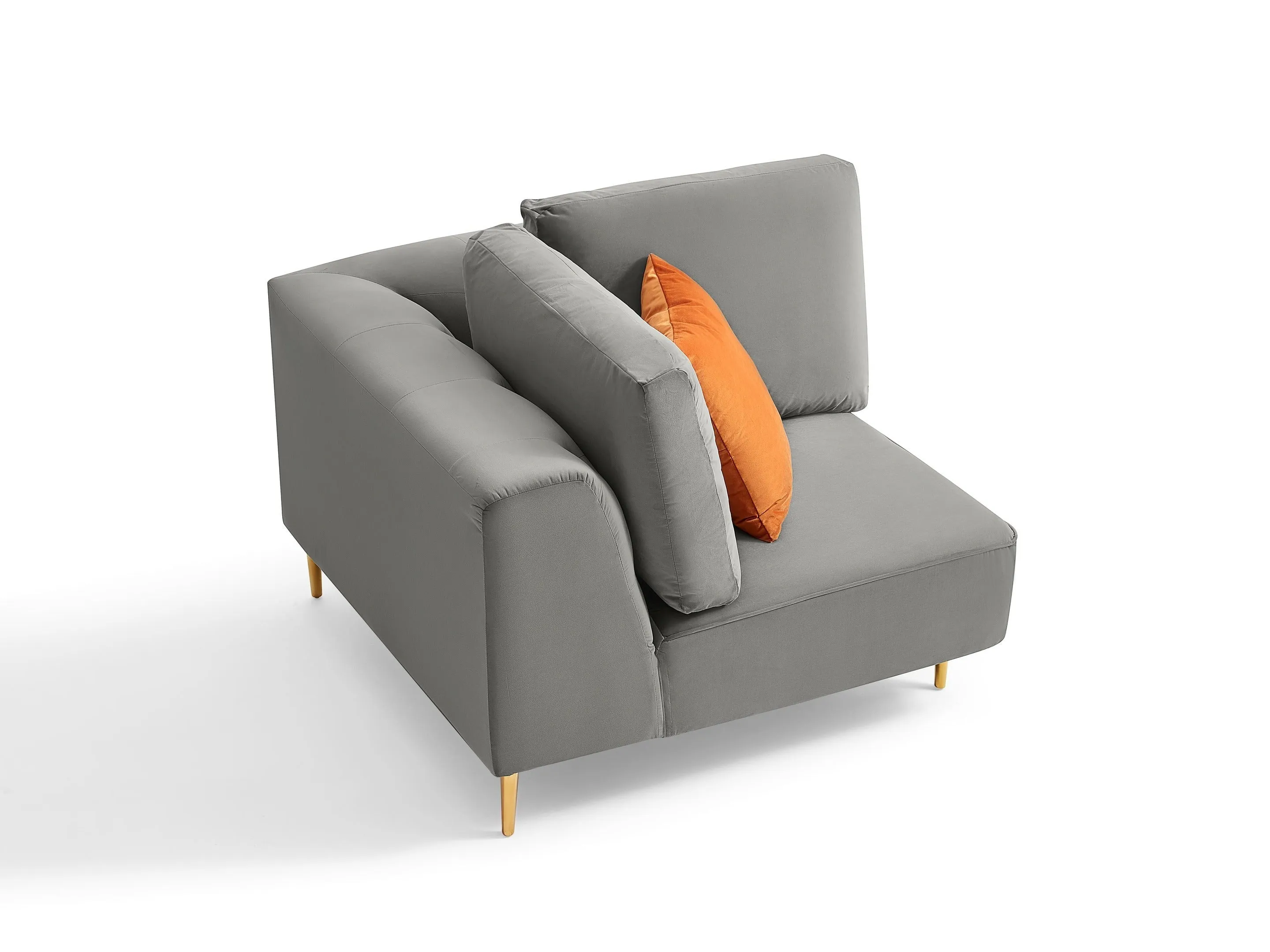 Rubeza Sofia 2 Seater/Corner/1 Seater -  Medium Grey