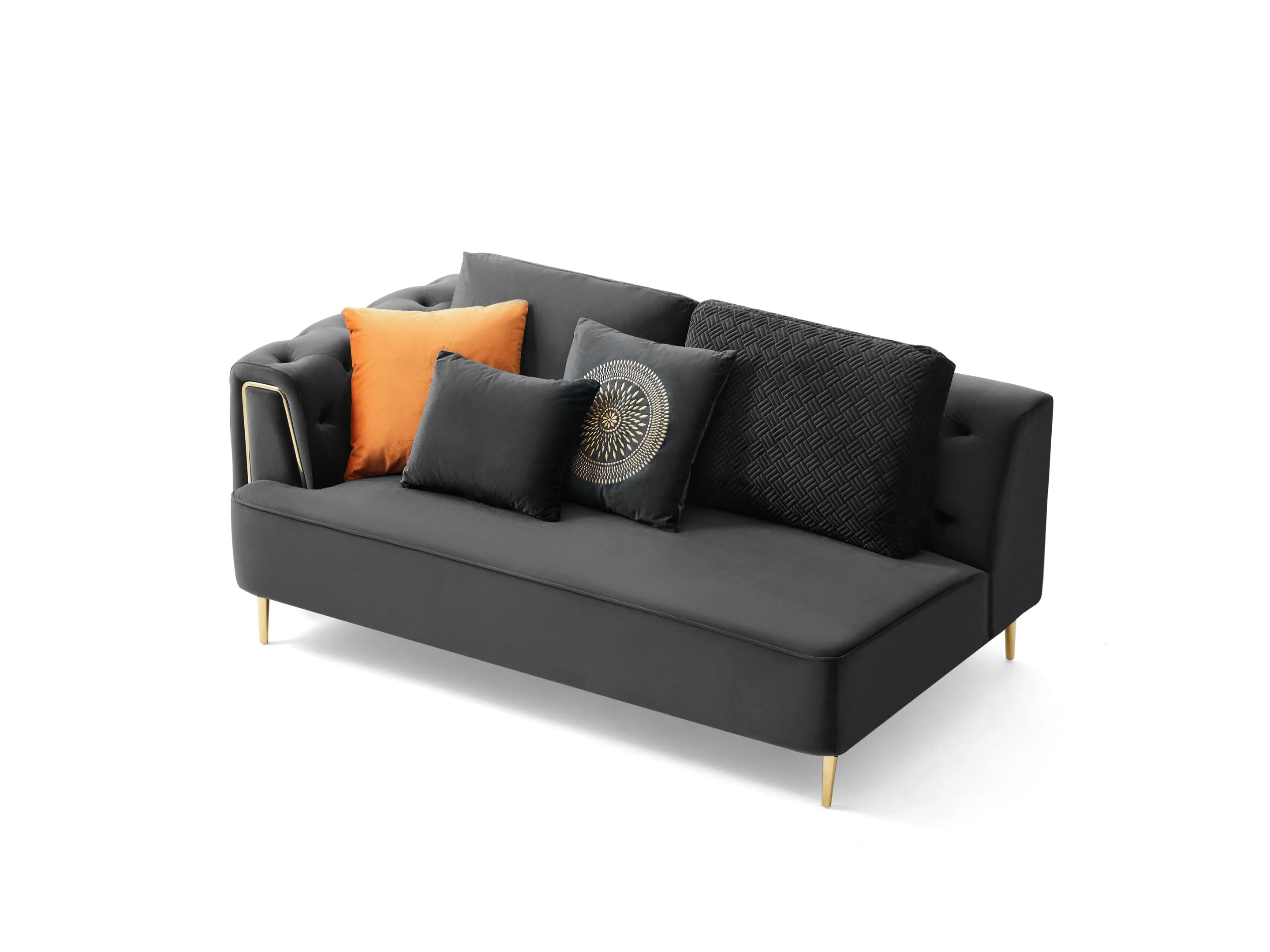 Rubeza Sofia 2 Seater/Corner/2 Seater - Black