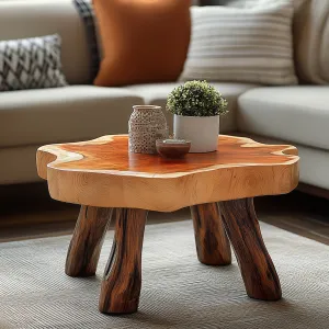 Rustic coffee table reclaimed wood table modern oak