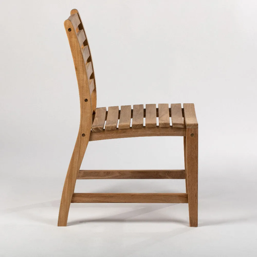 Sandhill Grade A Teak Dining Chair with Optional Arms