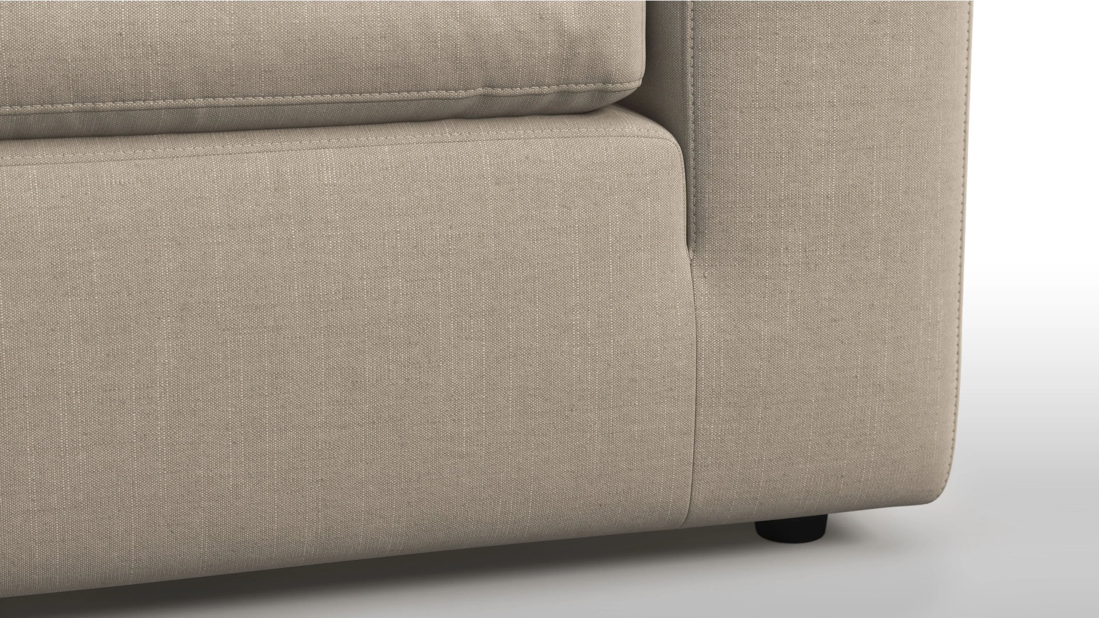 Sky - Sky Open End Sofa, Left, Beige Linen