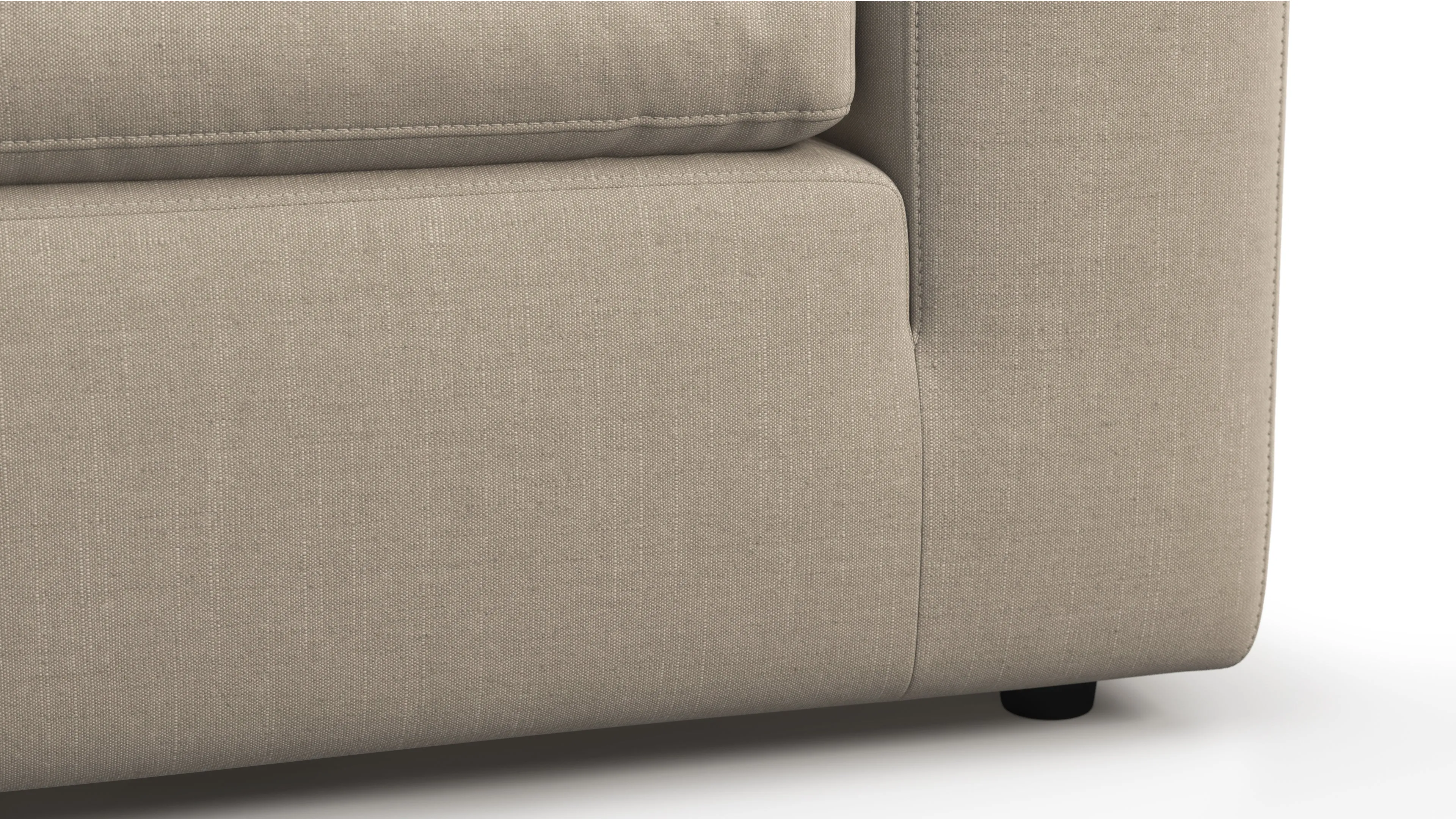 Sky - Sky Open End Sofa, Left, Beige Linen