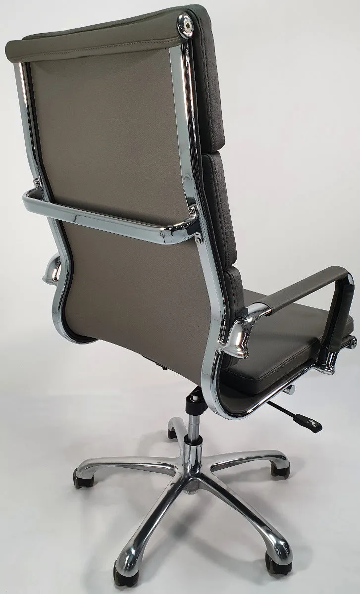 Soft Pad Style High Back Executive Office Chair Grey HB-A13SP-GR