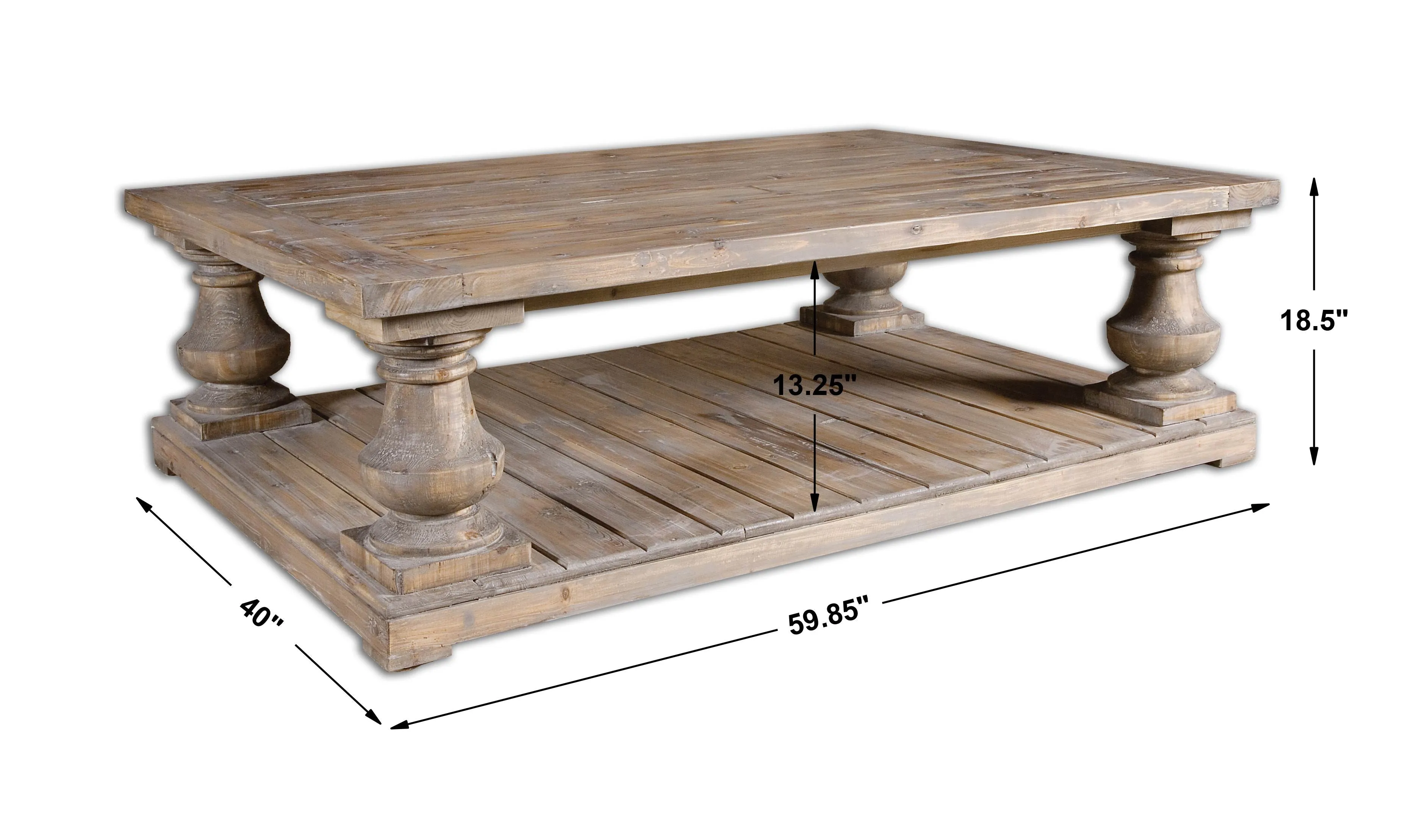 Uttermost Stratford Rustic Cocktail Table