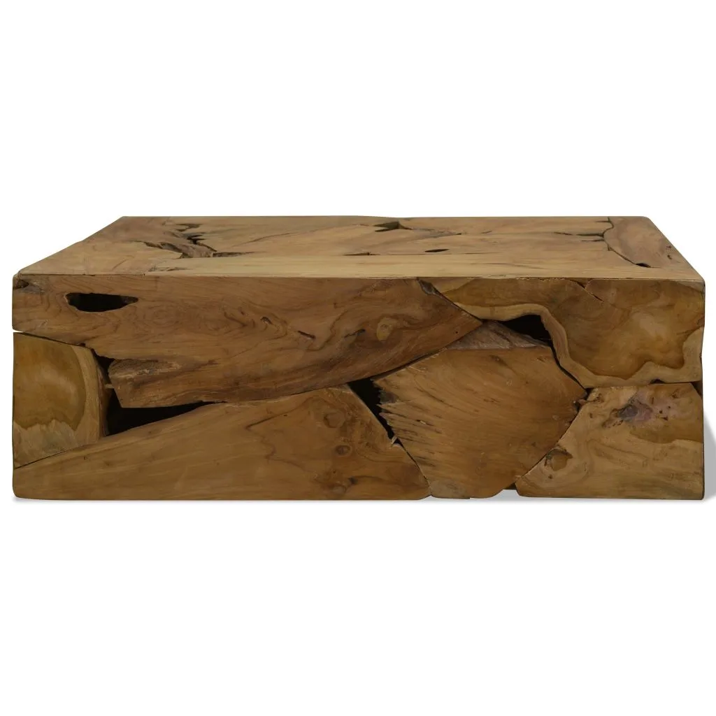 vidaXL Coffee Table 90x50x35 cm Genuine Teak Brown