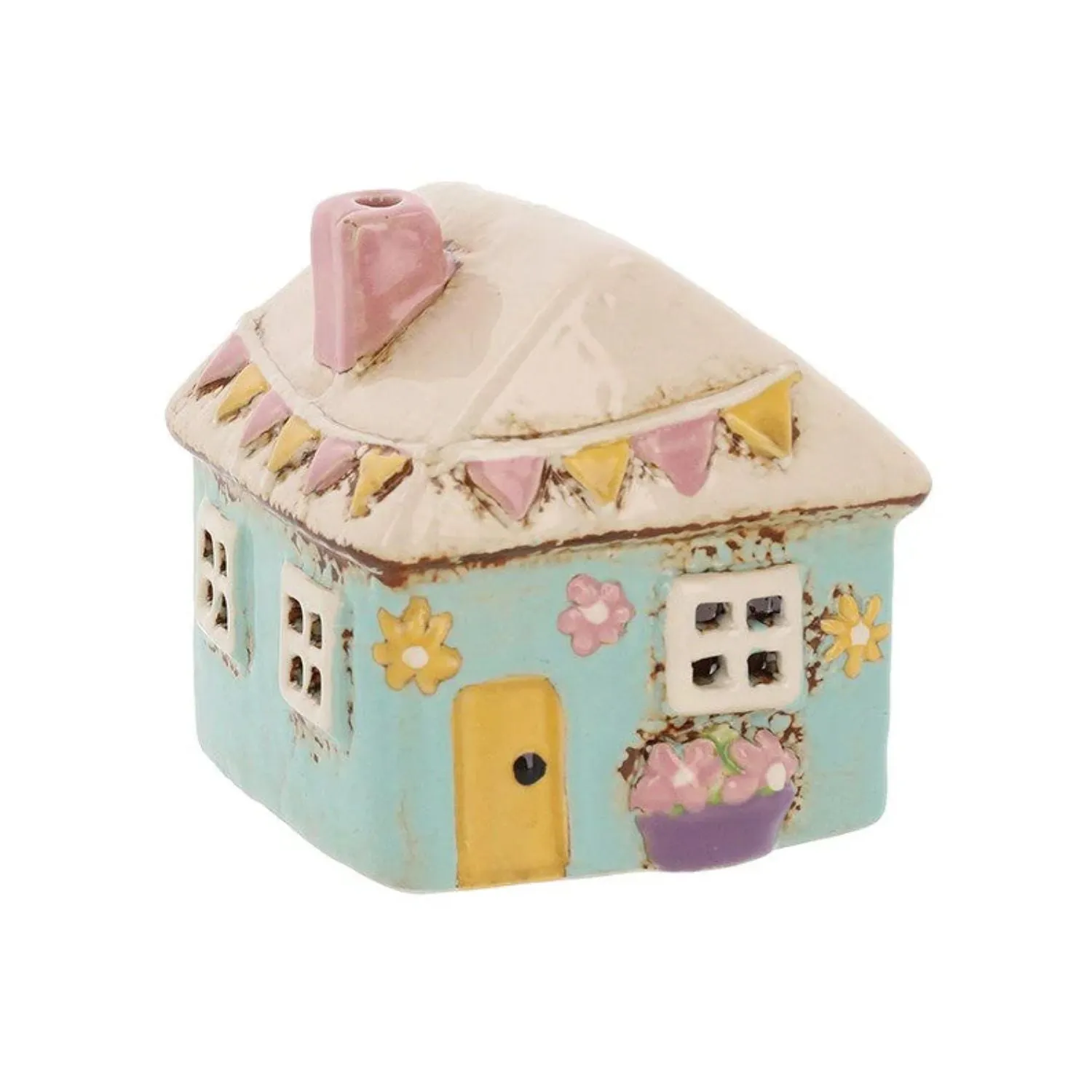 Village Pottery 8cm Garden Mini House Tealight