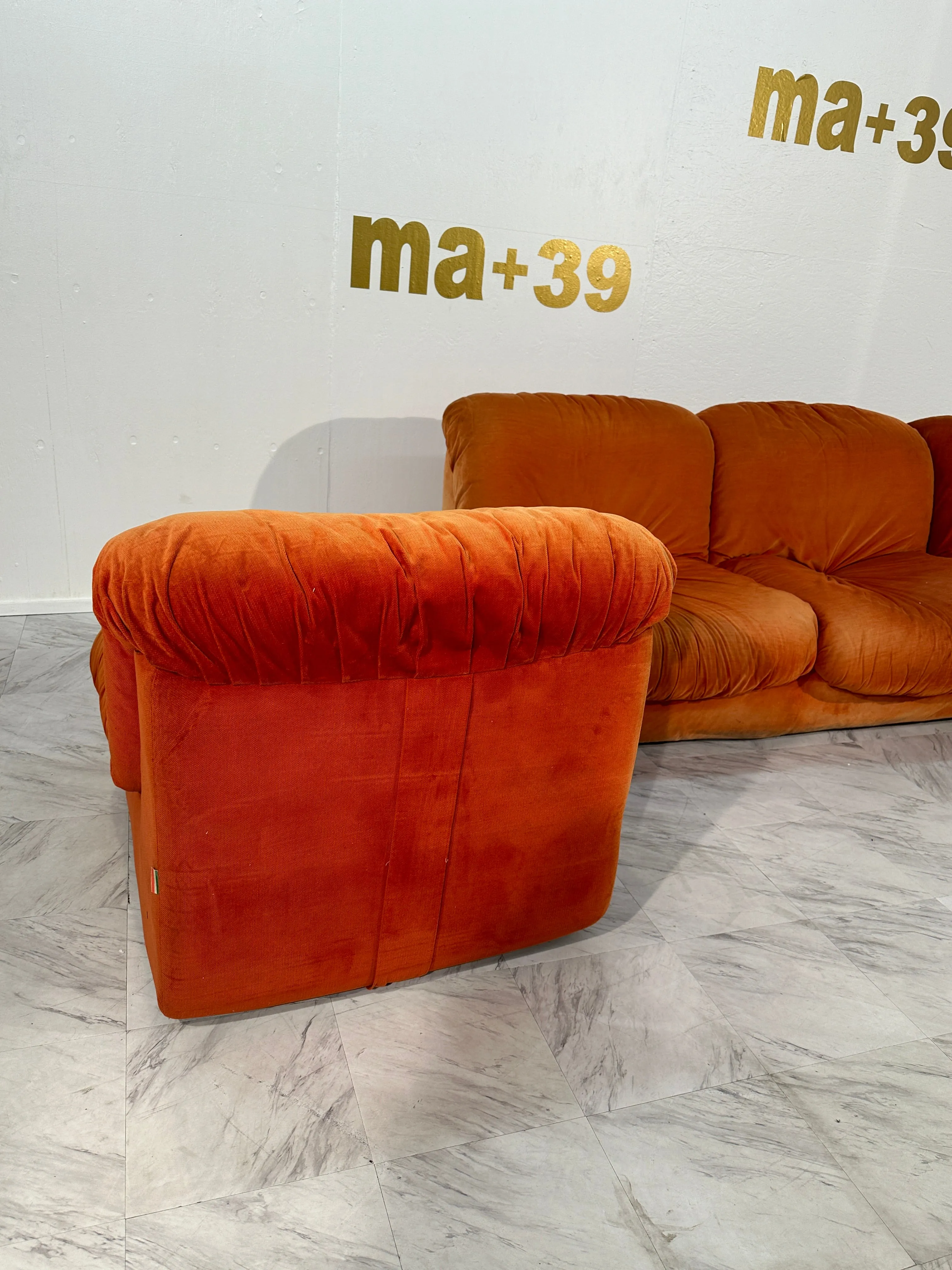 Vintage Italian Modular Sofa From Airborne, 1960s Italy 5 pieces