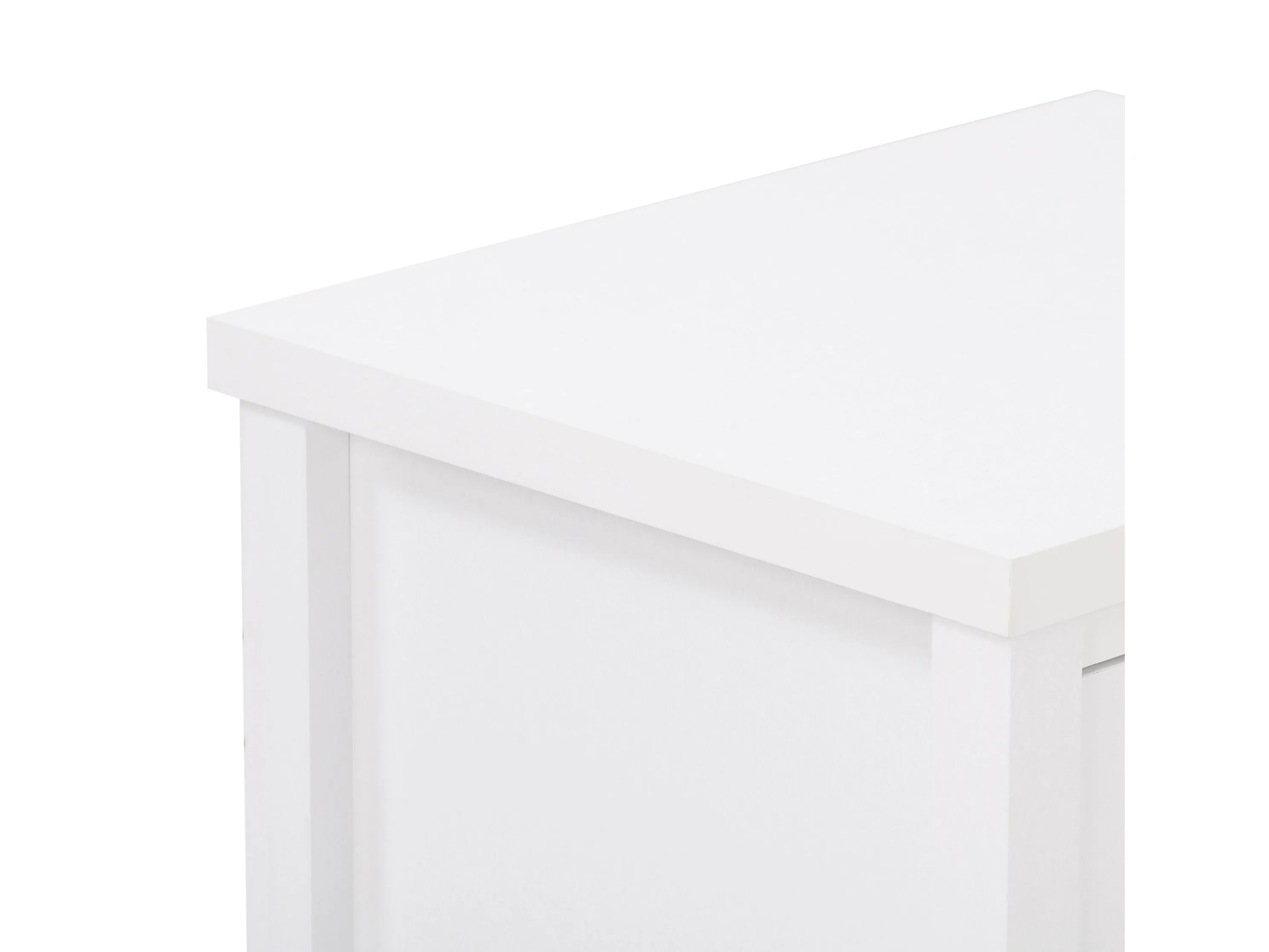 White 2 Drawer Night Stand